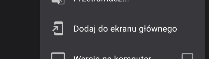 Dodaj do ekranu głównego