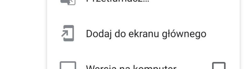 Dodaj do ekranu głównego